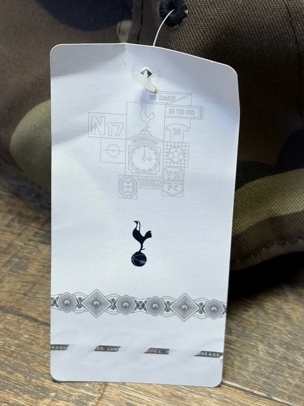 NEW Tottenham Hotspur New Era 9twenty Camo Adjustable Hat Camouflage